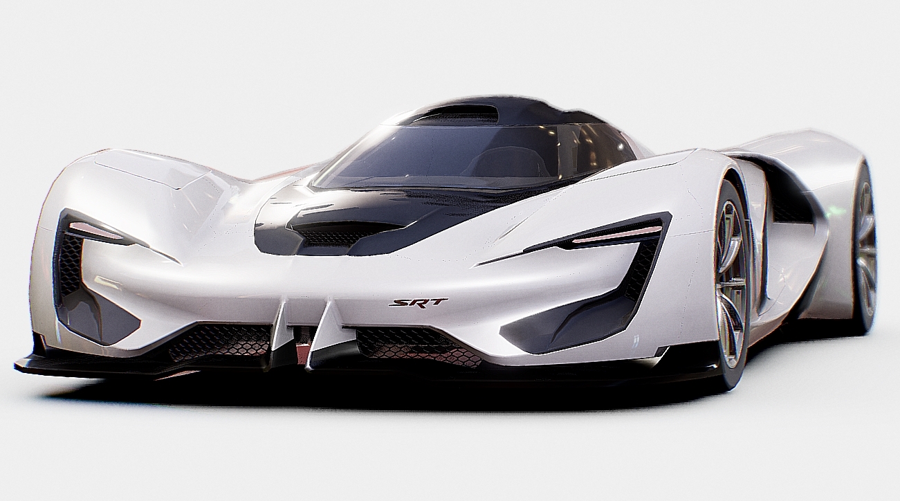 Dodge SRT Tomahawk X Vision GT4 3d model