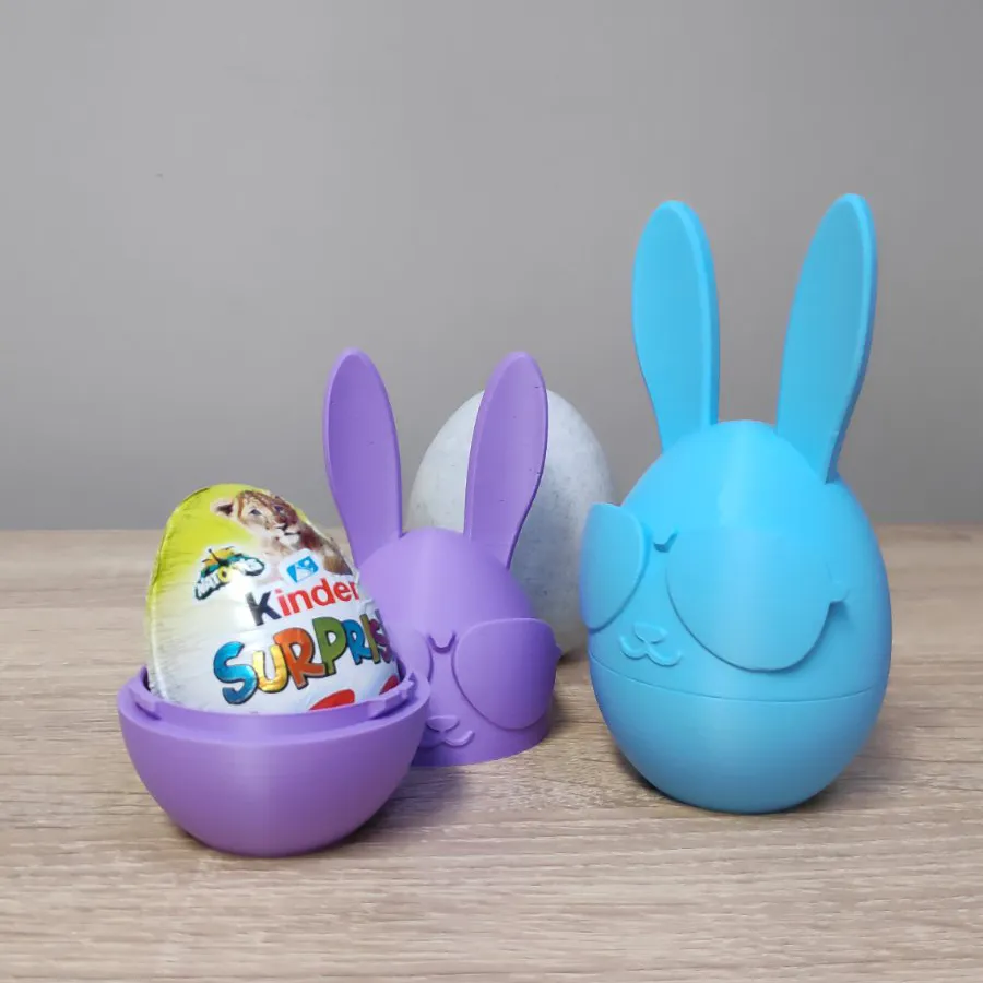 Easter Bunny Terminator BT-101 - two parts 3d model