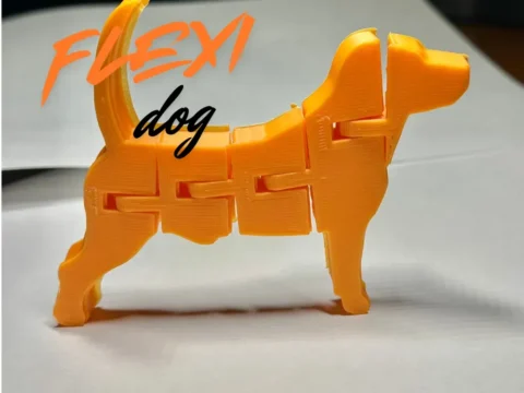 Flexi-Dog 3d model