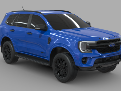 Ford Everest Sport 2023 3d model