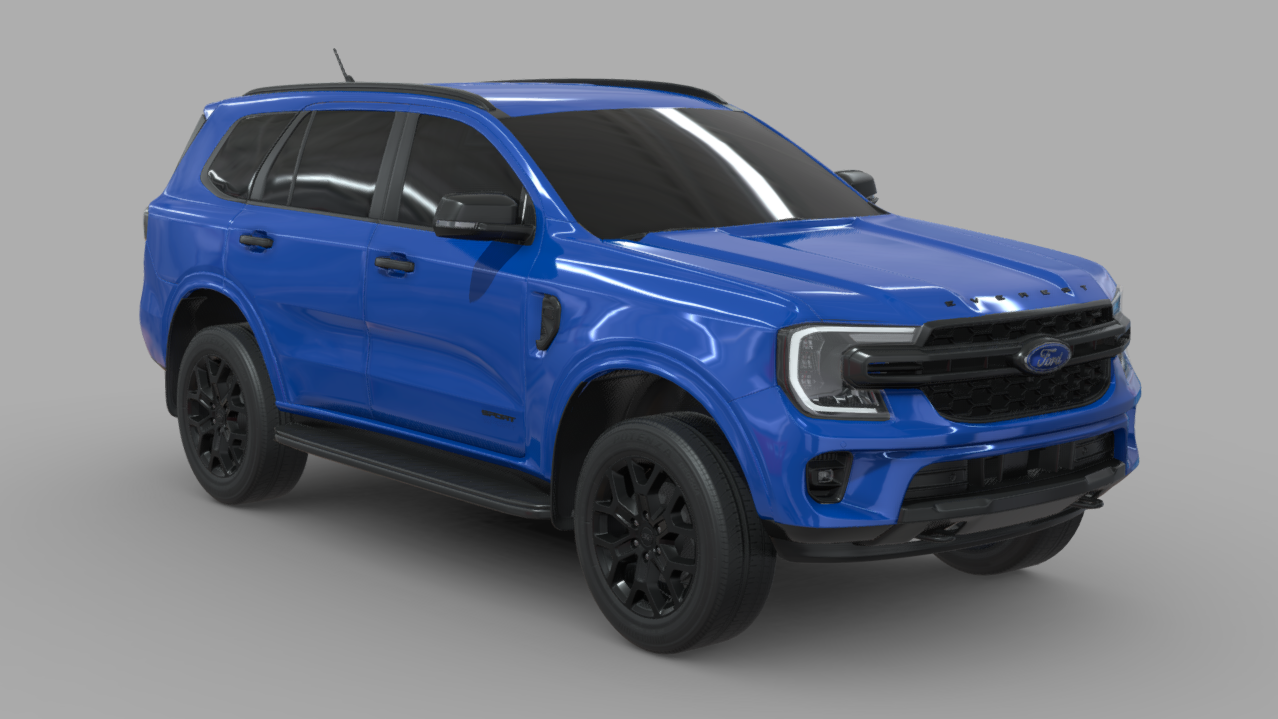 Ford Everest Sport 2023 3d model