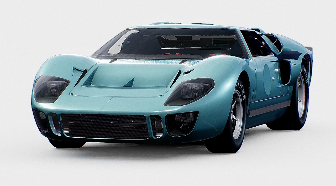 Ford GT40 Mark II 3d model