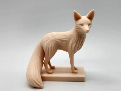 Fox Statue 3d model