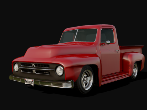 Hot Rod Truck '50 3d model