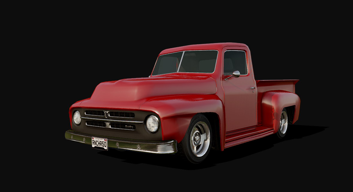 Hot Rod Truck '50 3d model