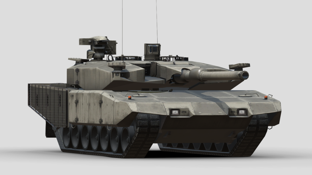 Leopard 2 MBT Revolution 3d model