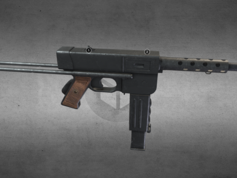 MAT-49 3d model