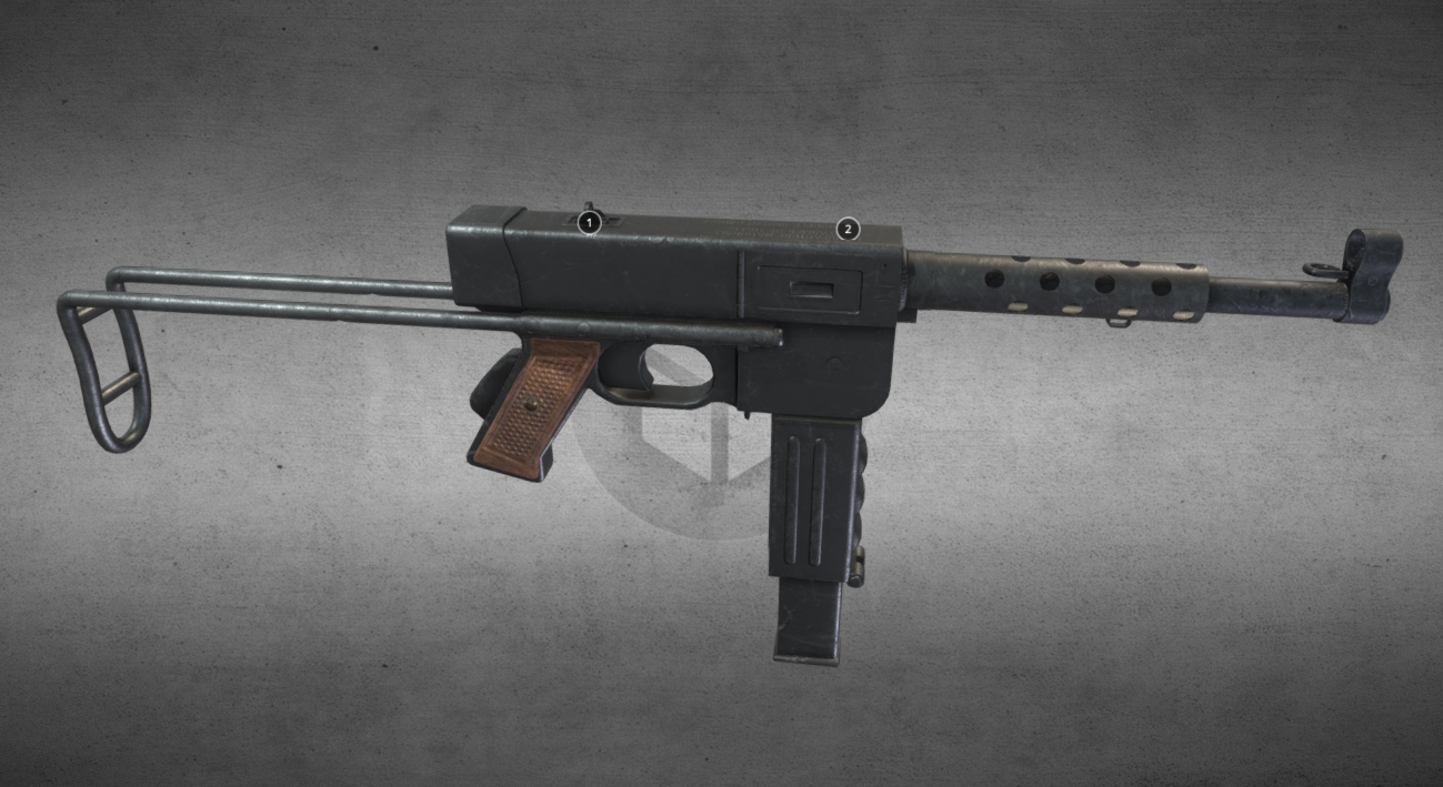 MAT-49 3d model