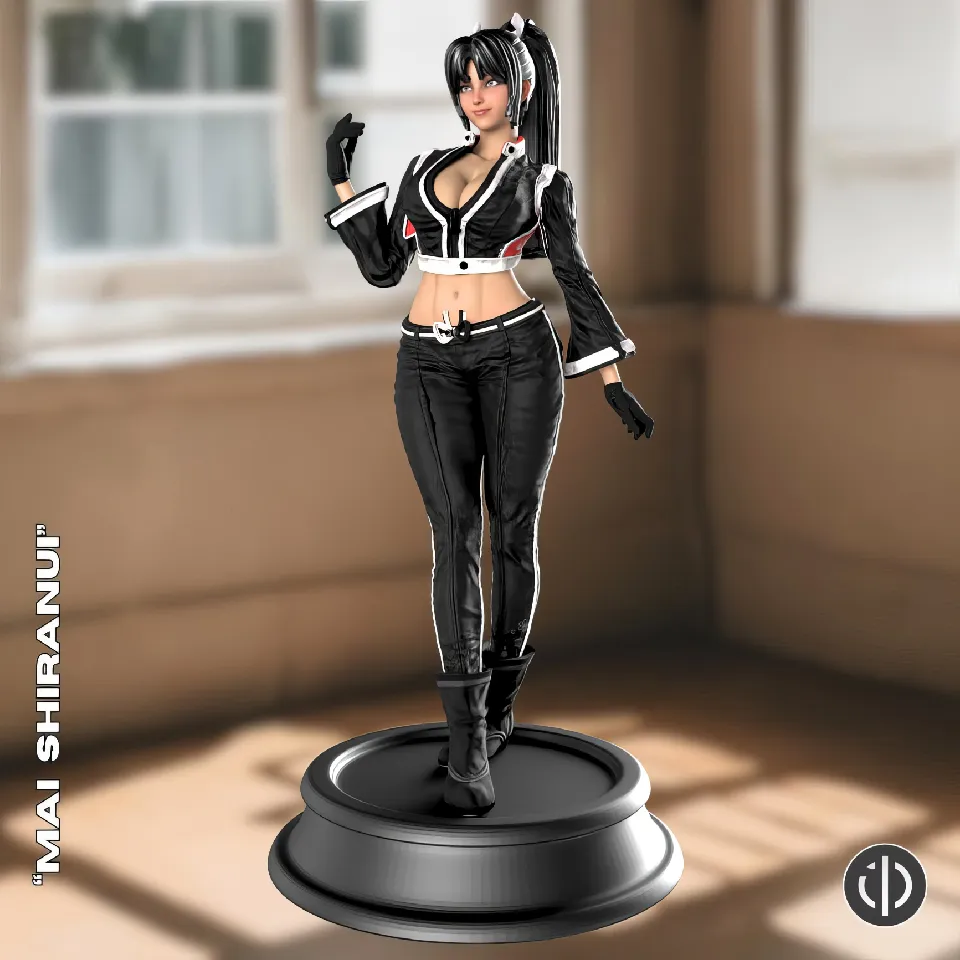 Mai Shiranui New Style Figure Miniature 3d model