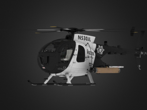 Md 500 war thunder 3d model