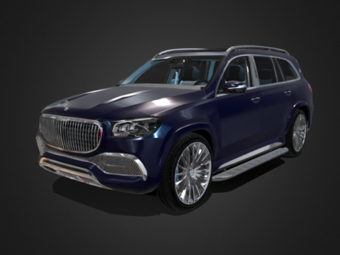 Mercedes Benz Maybach GlS 600 3d model