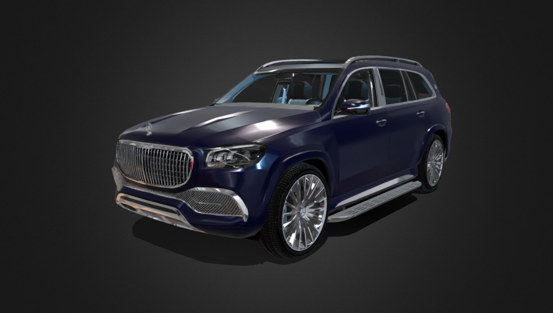Mercedes Benz Maybach GlS 600 3d model