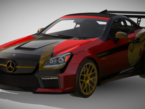 Mercedes-Benz SLK55 Special Edition - Asphalt 8 3d model