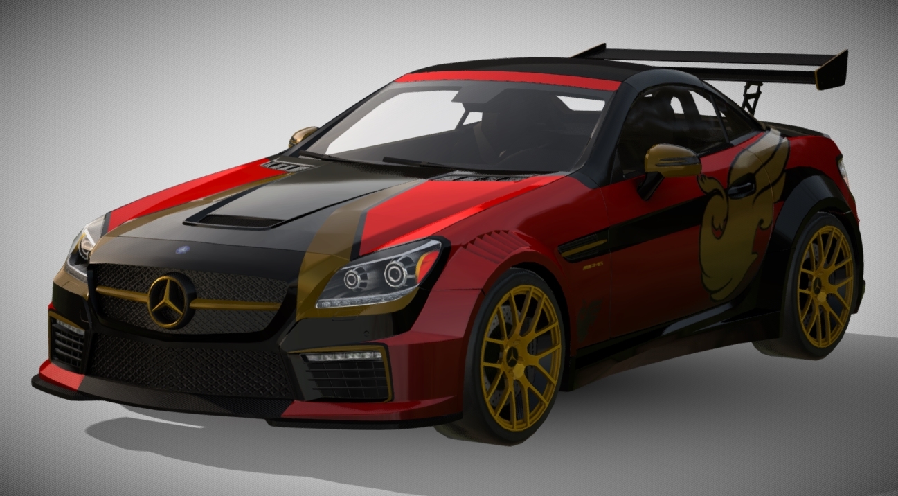 Mercedes-Benz SLK55 Special Edition - Asphalt 8 3d model