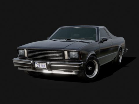 Muscle Pickup '78 3d model