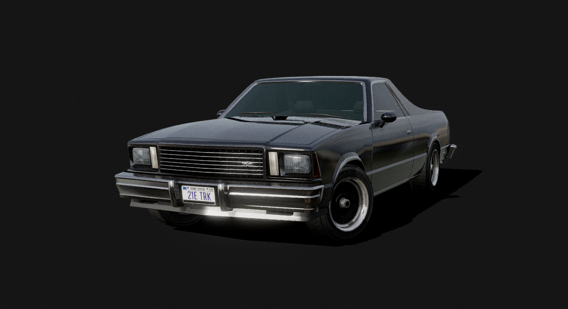 Muscle Pickup '78 3d model