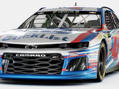 Nascar Camaro 2018 3d model