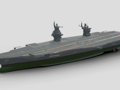 Project 23000E Shtorm Aircraft Carrier 3d model