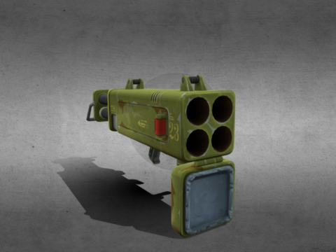 Quad Launcher 3d model
