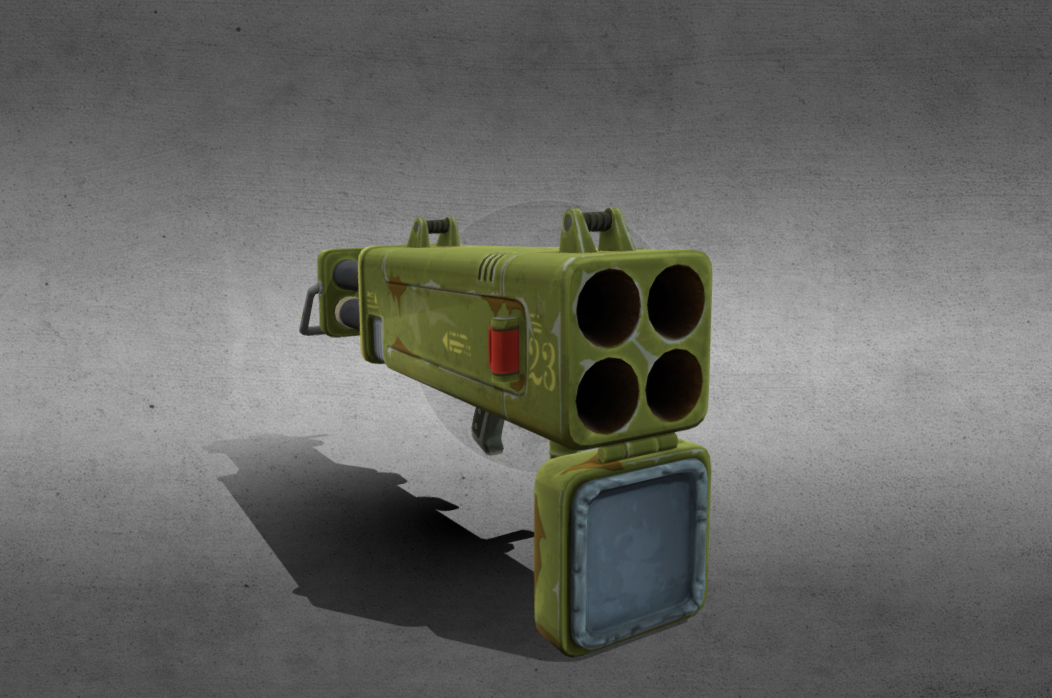 Quad Launcher 3d model
