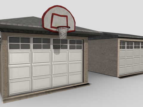 Residential Garage Pack 3d model
