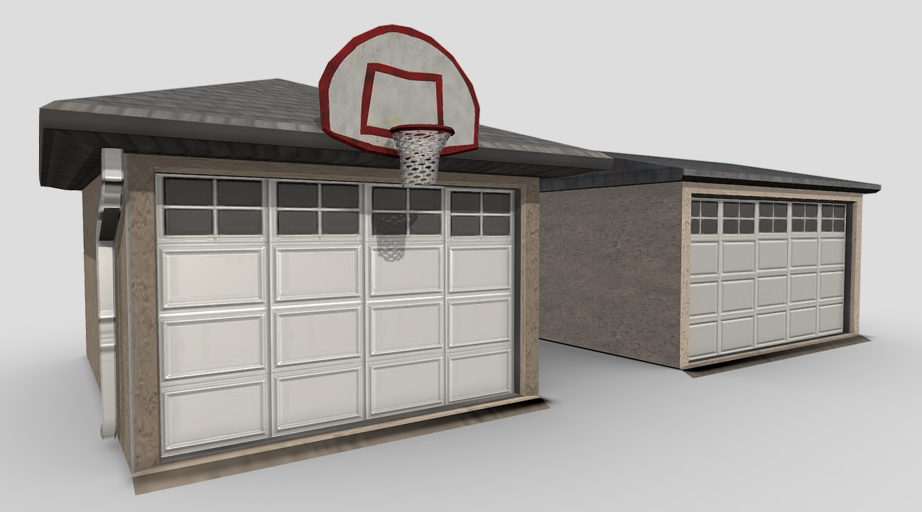 Residential Garage Pack 3d model