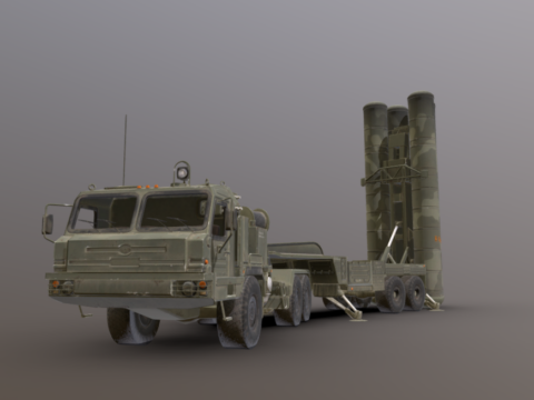 S-400 Triumf SAM system 3d model