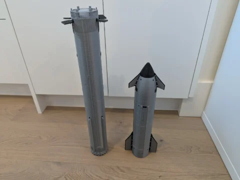 SpaceX Starship Super Heavy Booster 3d model