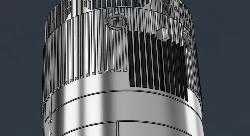 SpaceX Starship Super Heavy Booster10 3d model