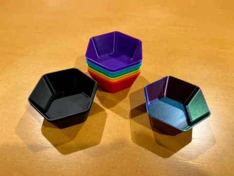 Stackable Container for Game Pieces 3d model