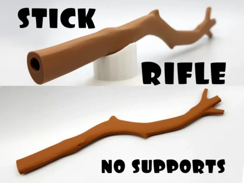 Stick Rifle - No Supports 3d model