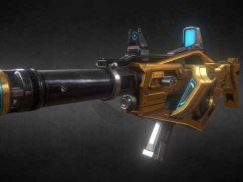 Sunstreaker Rifle 3d model