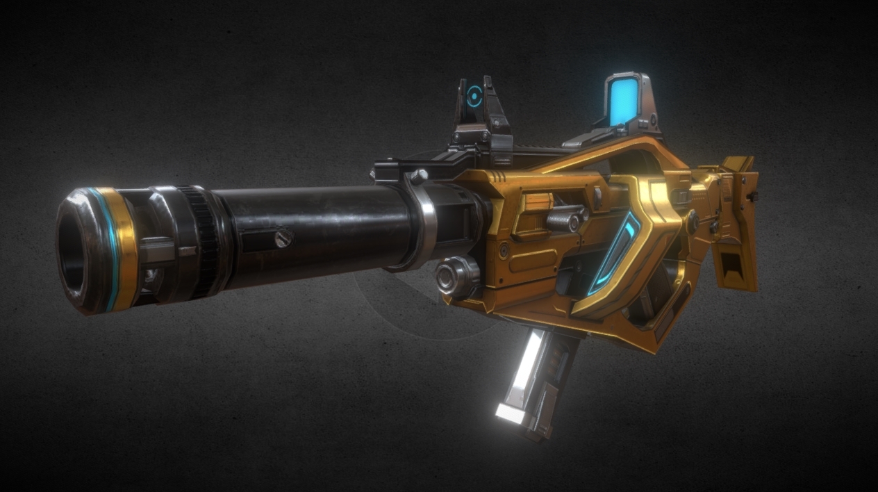 Sunstreaker Rifle 3d model