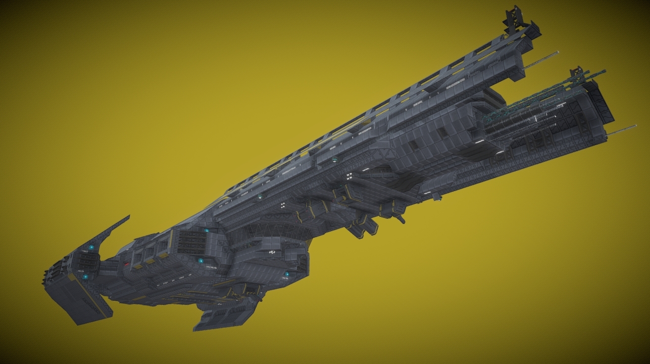Super Destroyer [Helldivers] 3d model