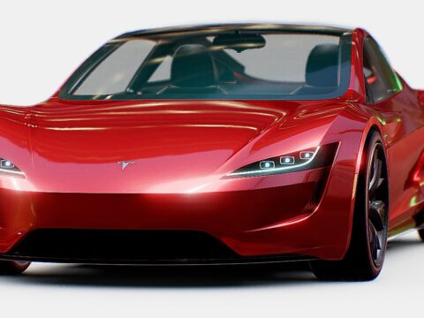 Tesla Roadster 2020 3d model