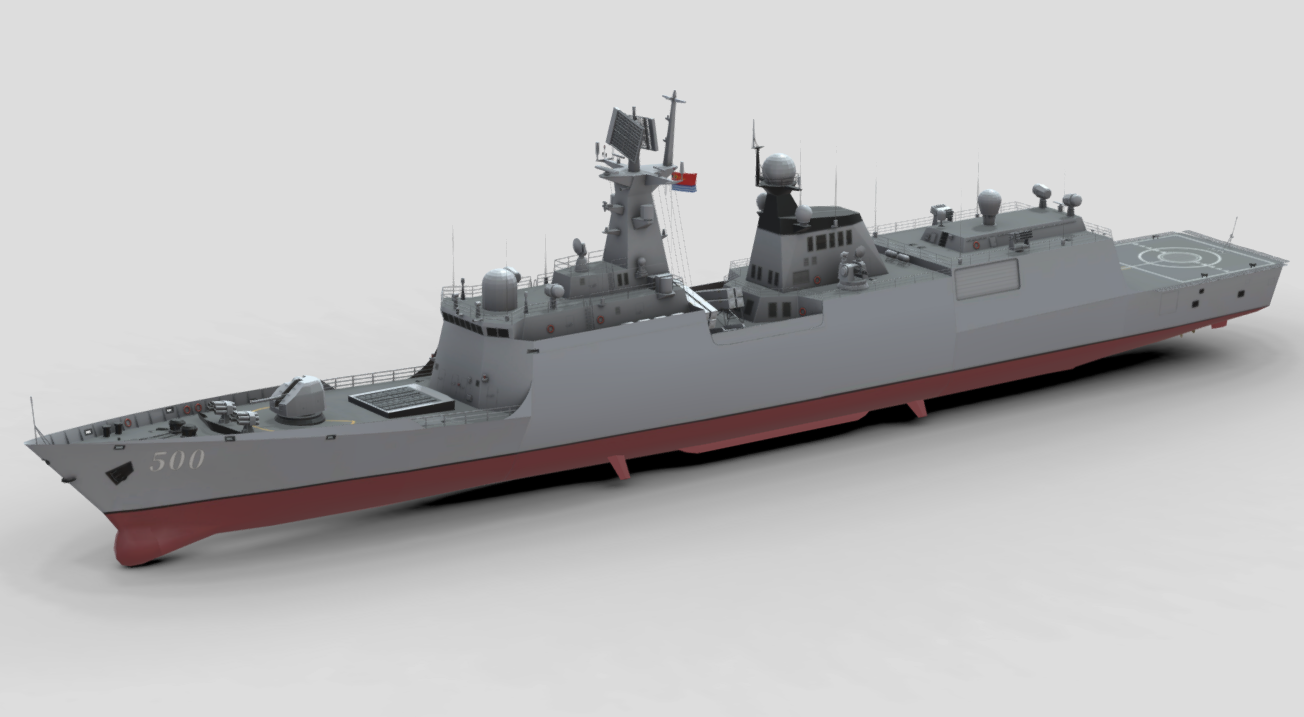 Type-054A Class Frigate 3d model