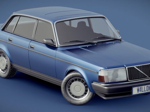 Volvo 240 3d model