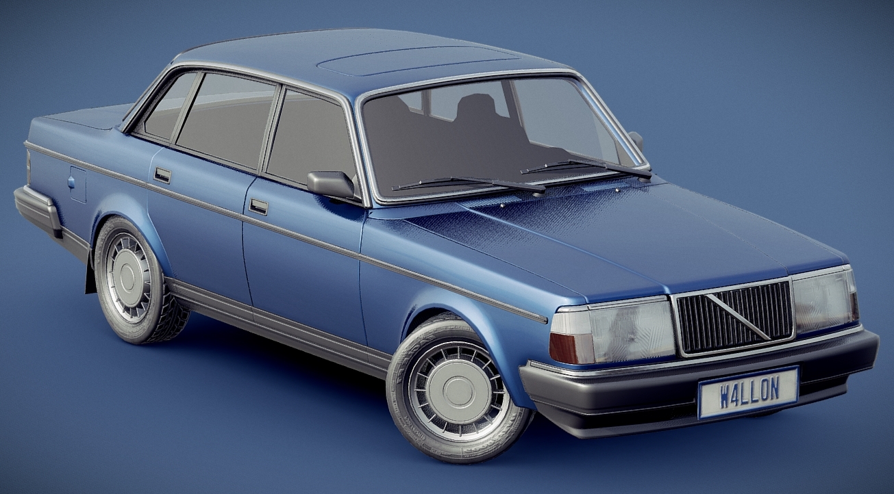 Volvo 240 3d model