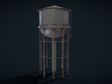 Water Tower 3d model