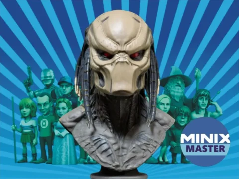 bust of predator 3d model