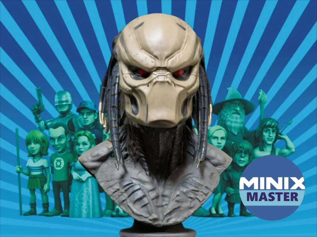 bust of predator 3d model