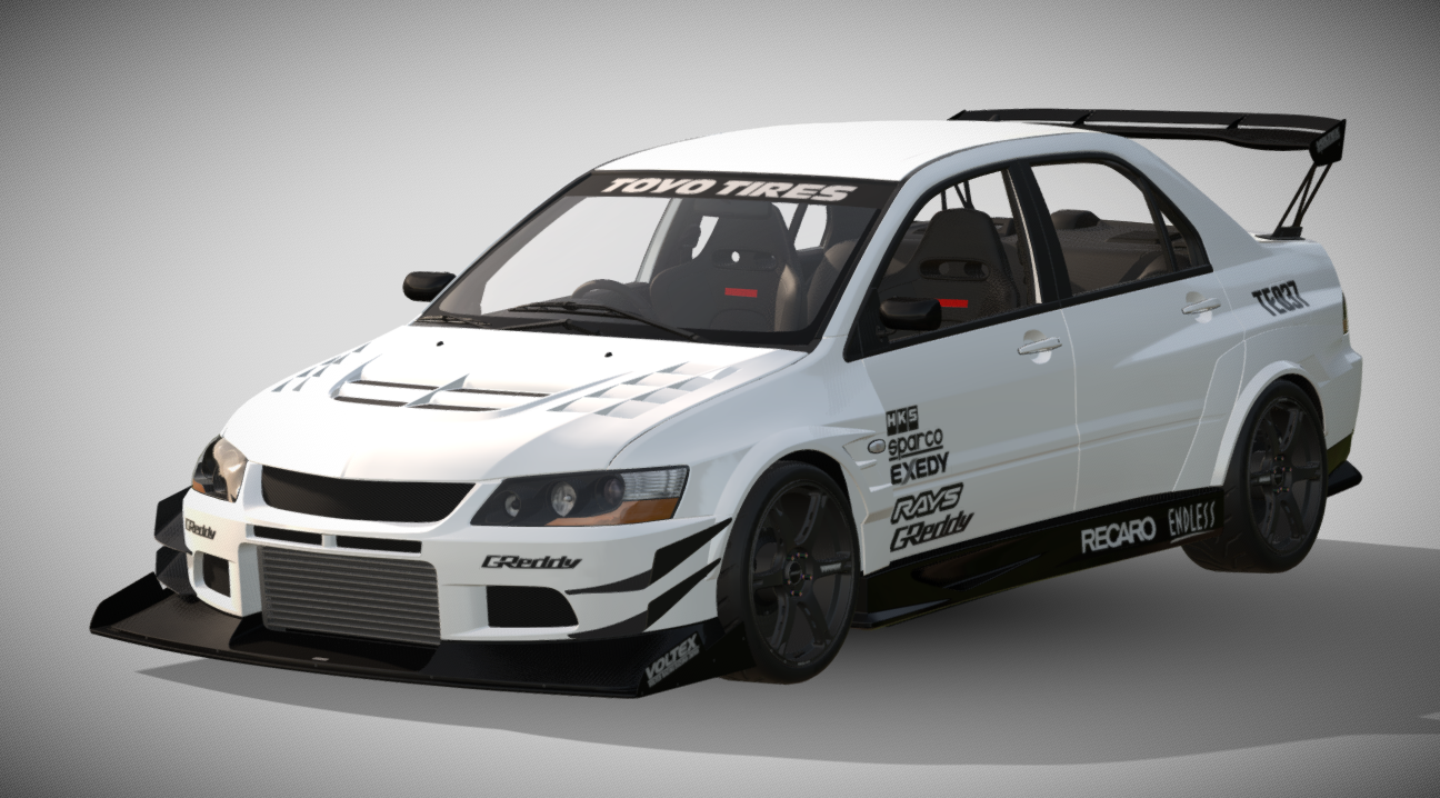 2006 Voltex Lancer Evolution IX 3d model