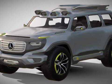 2012 Mercedes-Benz Ener-G-Force Concept 3d model