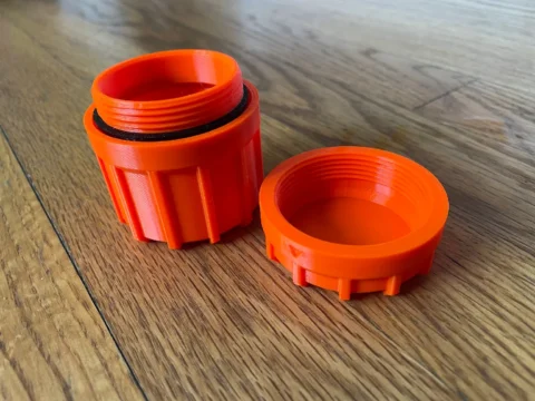 50mm Rugged Container with Gasket 3d model