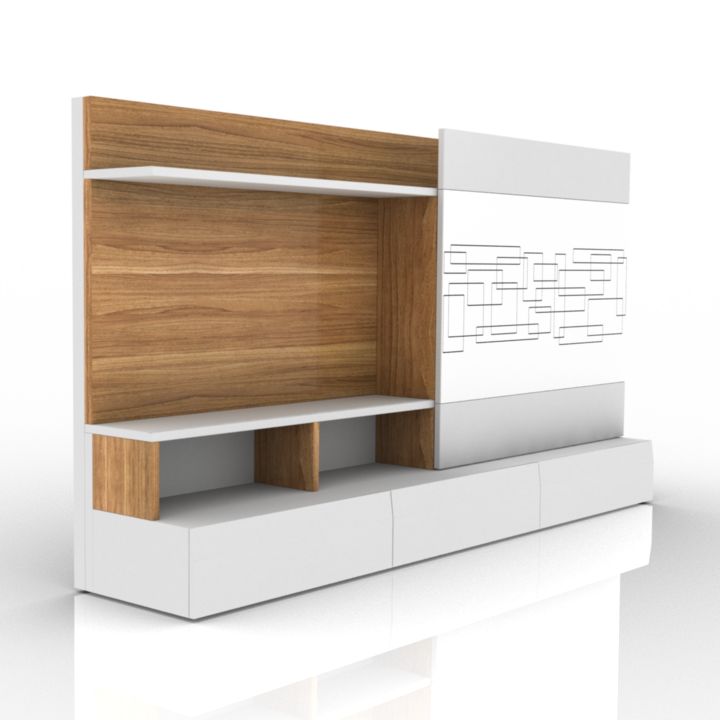 ALF Monoblock TV Stand 3d model