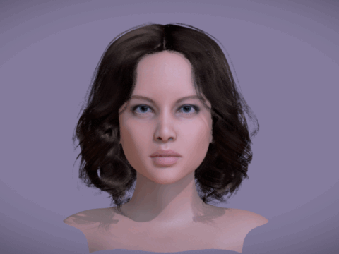 Angelica 3d model