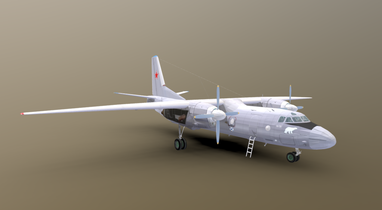 Antonov An-26 - full interior 3d model
