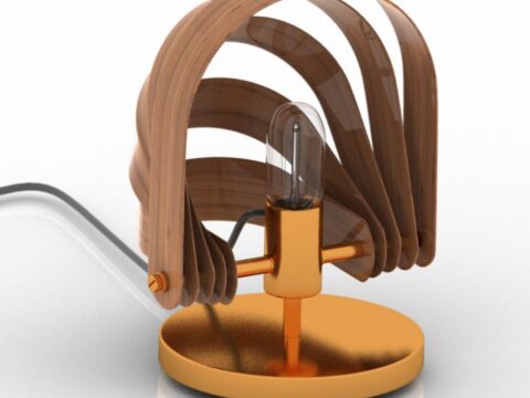 Arteriors Fleetwood Lamp 3d model