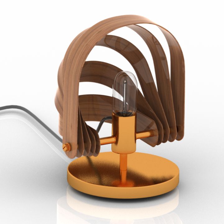 Arteriors Fleetwood Lamp 3d model