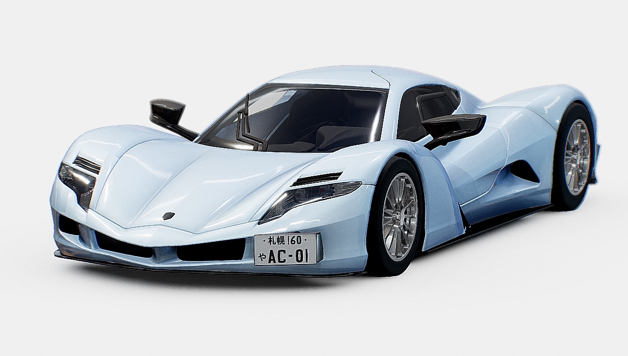 Aspark Owl 2020 3d model